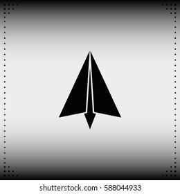 Paper plane icon.