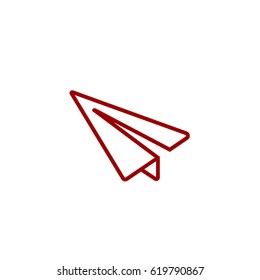 Paper plane icon