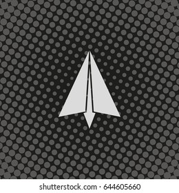 Paper plane icon.