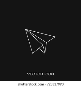 Paper plane icon