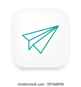 Paper plane icon