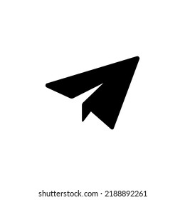 Paper plane icon for apps and web sites