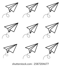 Paper Plane Icon Clipart Perfect for Messaging And Communication