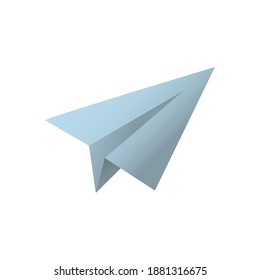 paper plane icon of color style vector illustration design