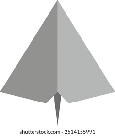 elemento de design de ícone de plano de papel