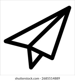 Elemento De Ícone De Plano De Papel Para Design