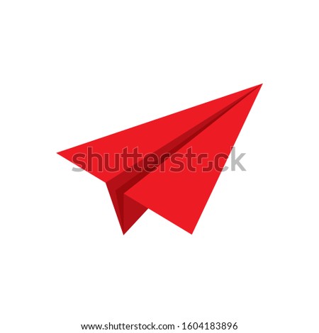 paper plane icon, full color