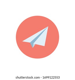 Paper Plane Icon for Graphic Design Projects