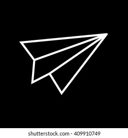Paper Plane Icon Illustration design