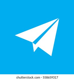 paper plane icon illustration isolated vector sign symbol