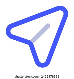 Paper Plane Icon Illustration for web, app, infographic, etc