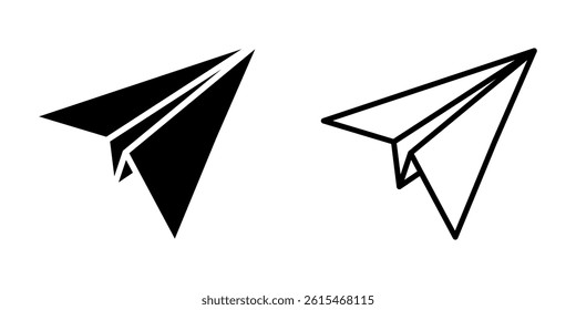 Paper Plane icon on white background