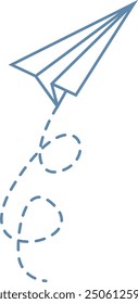 Paper Plane Icon Perfect for Messaging and Communication