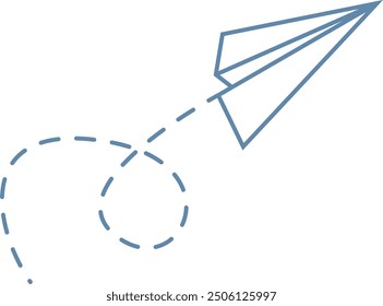 Paper Plane Icon Perfect for Messaging and Communication