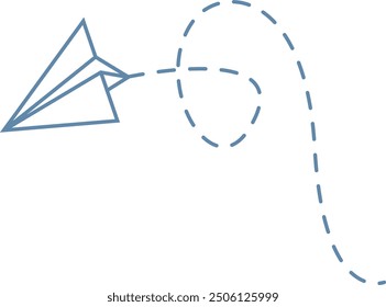 Paper Plane Icon Perfect for Messaging and Communication