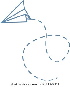 Paper Plane Icon Perfect for Messaging and Communication