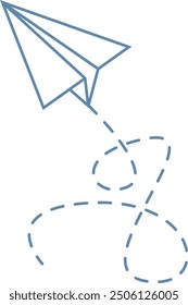 Paper Plane Icon Perfect for Messaging and Communication