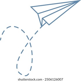 Paper Plane Icon Perfect for Messaging and Communication