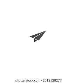 Paper Plane Icon Perfect for Messaging and Communication, clip art plane, arrow symbol, airplane isolated, travel concept, message symbol clipart, trip icon, mail sign isolated. Single plane vector