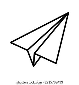 Paper Plane icon. send  sign. vector illustration