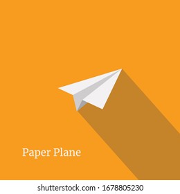 Icono de plano de papel enviar símbolo de diseño elemento de diseño plantilla vectorial eps 10