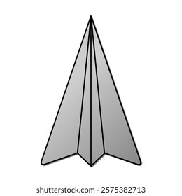 Paper plane icon, sending message icon, paper plane sign