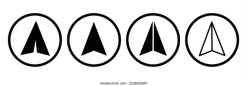 Paper Plane Icon set. Send message icon set. Send message icon symbol. Send message sign. Vector Illustration