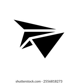 Paper plane icon set. Vector illustration.
