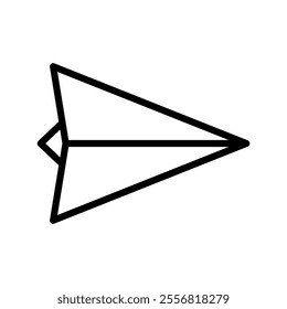 Paper plane icon set. Vector illustration.
