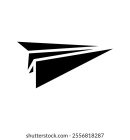 Paper plane icon set. Vector illustration.