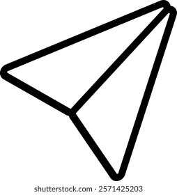 Paper plane icon. Share icon. Send icon