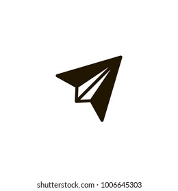 paper plane icon. sign design