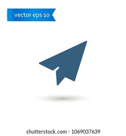 paper plane. paper plane icon. sign design. Vector EPS 10.