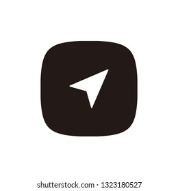 Paper plane icon sign symbol
