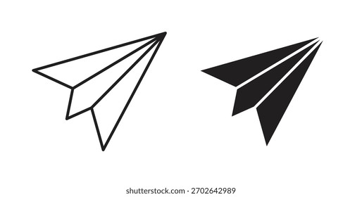 Ícone plano de papel tendência plana simples design gráfico moderno logotipo abstrato