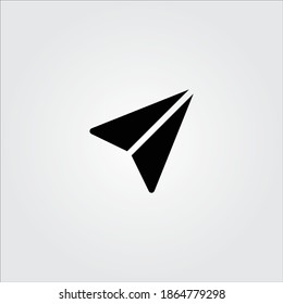 
Paper plane icon symbol vector