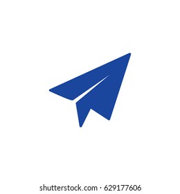 paper plane icon vector