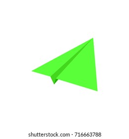 paper plane icon vector 