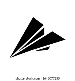 Paper plane icon vector design  template 