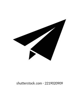Papier-Ebene-Symbol, Vektordesign-Vorlage auf weißem Hintergrund