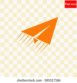 Paper plane  icon Vector design.