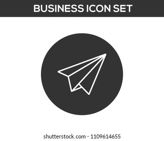 Paper plane icon Vector Illustration