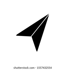 Paper plane icon, vector illustration. Flat design style. vector paper plane icon illustration isolated on White background, paper plane icon Eps10. paper plane icons graphic design vector symbols.