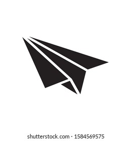 paper plane icon vector illustration template