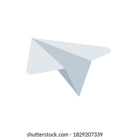 Paper plane icon vector illustration 