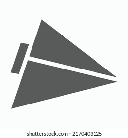 paper plane icon, plane vector illustration