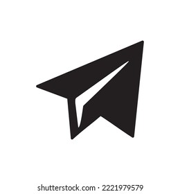 Indicador de la ilustración del vector del icono de plano de papel