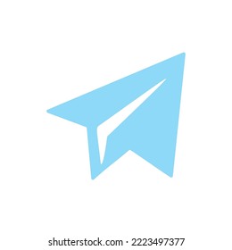 Paper plane icon vector illustration sign