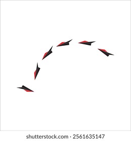 PAPER PLANE ICON VECTOR ILLUSTRATION SYMBOL DESIGN 