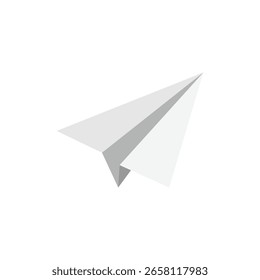 Ilustración vectorial de icono de plano de papel